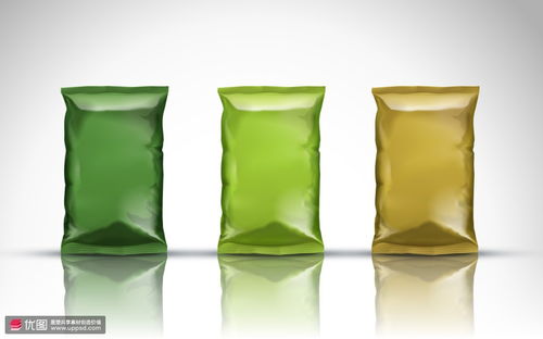 彩色塑料包裝零食海報 海報招貼 食品海報